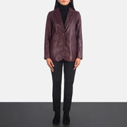 Norma Blazer de Cuero para Mujer – Vista alternativa del producto 3