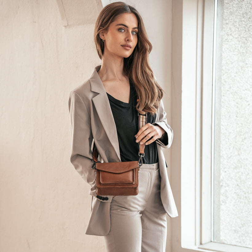 Beige Shoulder Strap para Mujer