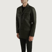 Ray Cutler Chaqueta de Cuero para Hombre – Vista alternativa del producto 2