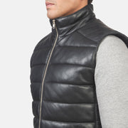 Vista interior Showing Quilted Polyester Lining &amp; Dos bolsillos interiores