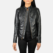 
Rumella Chaqueta Biker de Cuero para Mujer – alternate product view 1