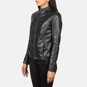
Rumella Chaqueta Biker de Cuero para Mujer – alternate product view 2