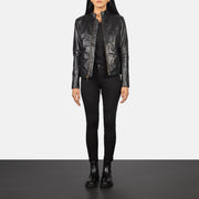 
Rumella Chaqueta Biker de Cuero para Mujer – alternate product view 3