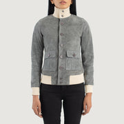 
Sasha A1 Chaqueta Bomber de Cuero para Mujer – alternate product view 4