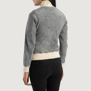 
Sasha A1 Chaqueta Bomber de Cuero para Mujer – alternate product view 5