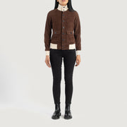 
Sasha A1 Chaqueta Bomber de Cuero para Mujer – alternate product view 3