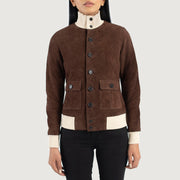 
Sasha A1 Chaqueta Bomber de Cuero para Mujer – alternate product view 4