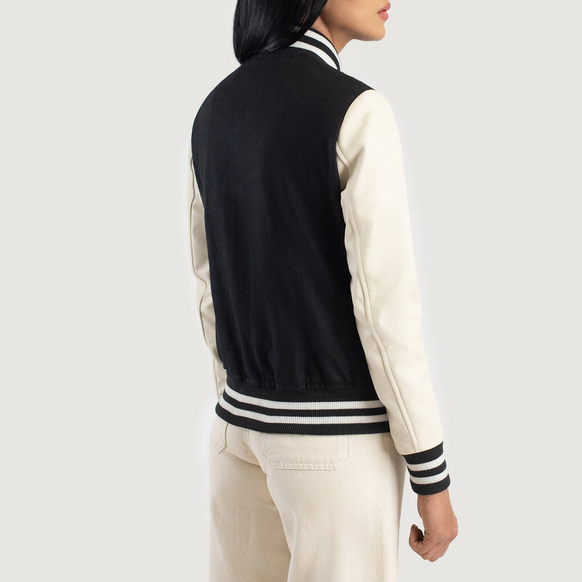 Savant Varsity Chaqueta de Cuero para Mujer – Vista alternativa del producto 5