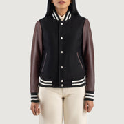 Savant Varsity Chaqueta de Cuero para Mujer – Vista alternativa del producto 4