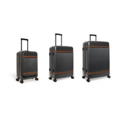 Urban Graphite Suitcase Set Front Pocket Zuna para Mujer, front view