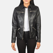 
Tomachi Rojo Chaqueta de Cuero para Mujer – alternate product view 1