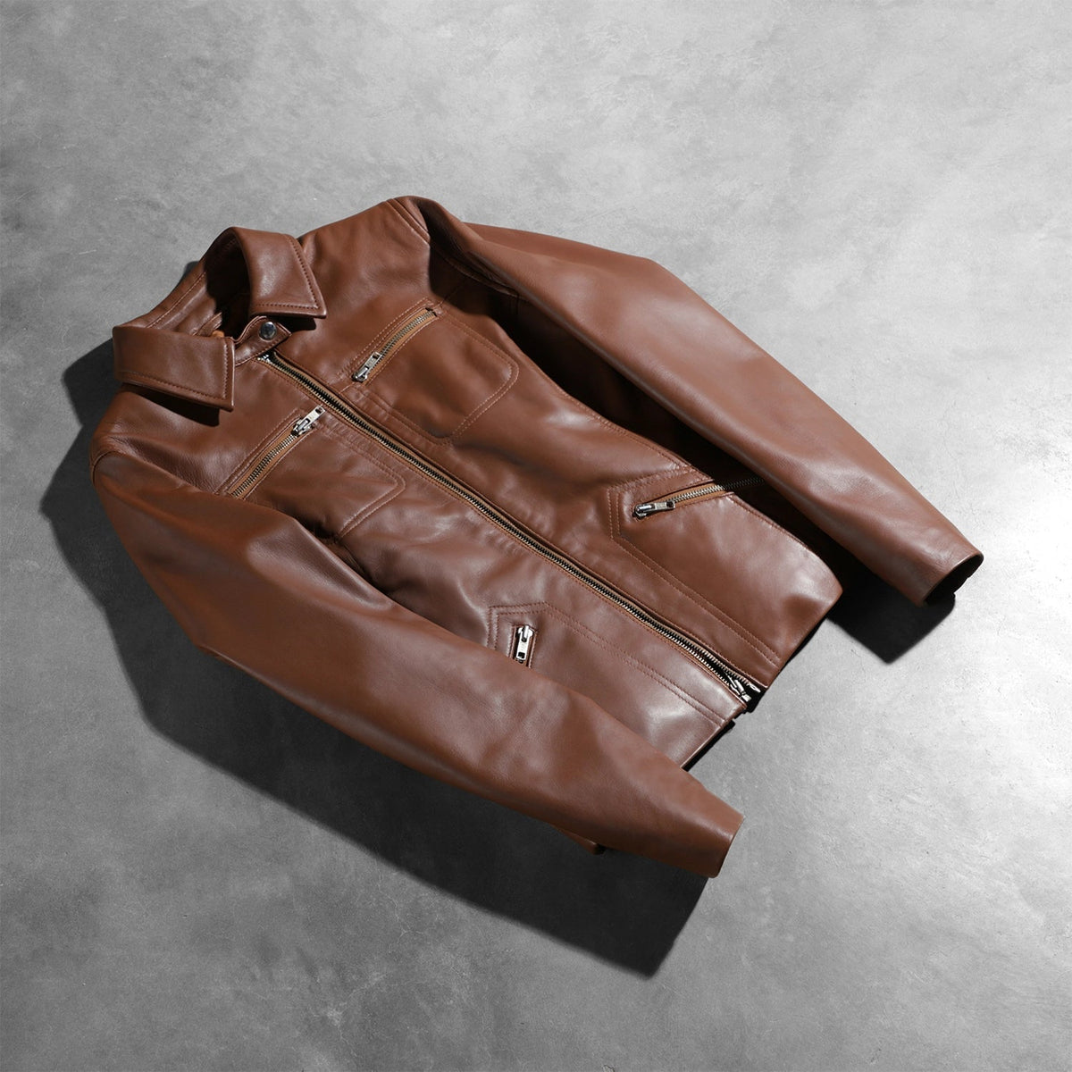 
Tomachi Rojo Chaqueta de Cuero para Mujer – alternate product view 7