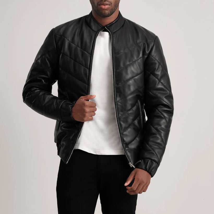 Travis Chaqueta de Cuero para Hombre