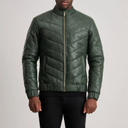 Travis Chaqueta de Cuero para Hombre – Vista alternativa del producto 4