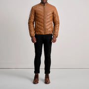 Travis Chaqueta de Cuero para Hombre – Vista alternativa del producto 3