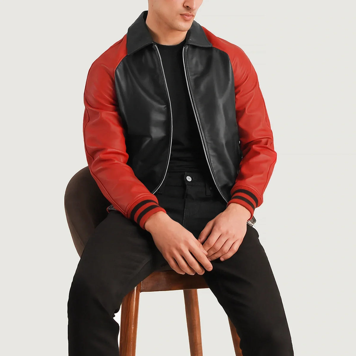 
Walton Varsity Chaqueta de Cuero para Hombre – alternate product view 3