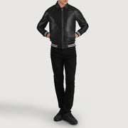 
Walton Varsity Chaqueta de Cuero para Hombre – alternate product view 3
