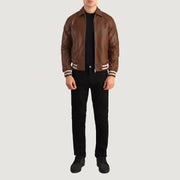 
Walton Varsity Chaqueta de Cuero para Hombre – alternate product view 2