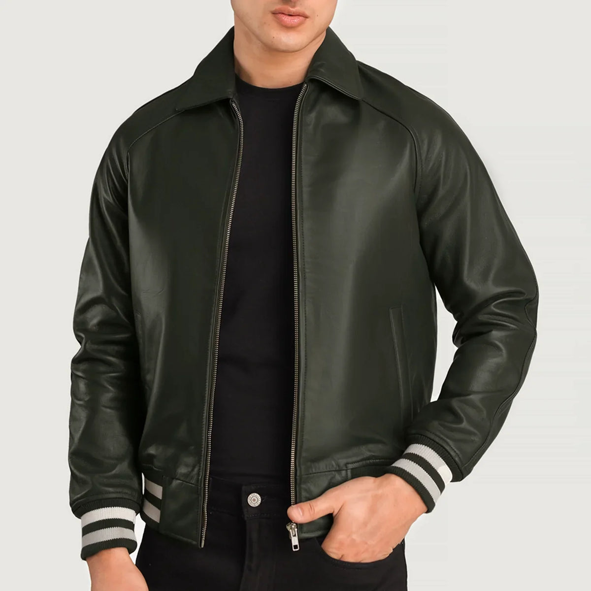 
Walton Varsity Chaqueta de Cuero para Hombre – alternate product view 3