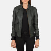 Westa A-2 Cazadora Bomber de Cuero para Mujer – Vista alternativa del producto 1