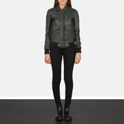 Westa A-2 Cazadora Bomber de Cuero para Mujer – Vista alternativa del producto 3