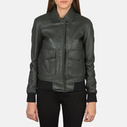 Westa A-2 Cazadora Bomber de Cuero para Mujer – Vista alternativa del producto 4