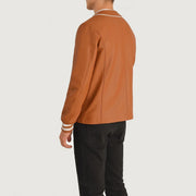 Willis Varsity Chaqueta de Cuero para Hombre – Vista alternativa del producto 5