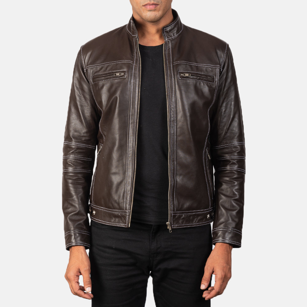 Youngster Chaqueta Biker de Cuero para Hombre – Vista alternativa del producto 1