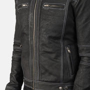 Youngster Chaqueta Biker de Cuero para Hombre – Vista alternativa del producto 6