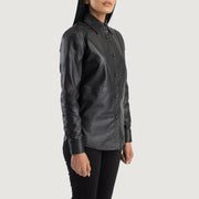 
Zenith Shirt Chaqueta de Cuero para Mujer – alternate product view 2