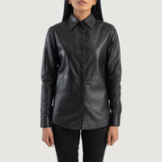 
Zenith Shirt Chaqueta de Cuero para Mujer – alternate product view 4