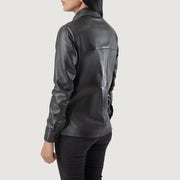 
Zenith Shirt Chaqueta de Cuero para Mujer – alternate product view 5