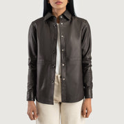 
Zenith Shirt Chaqueta de Cuero para Mujer – alternate product view 1