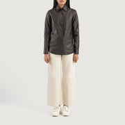 
Zenith Shirt Chaqueta de Cuero para Mujer – alternate product view 3