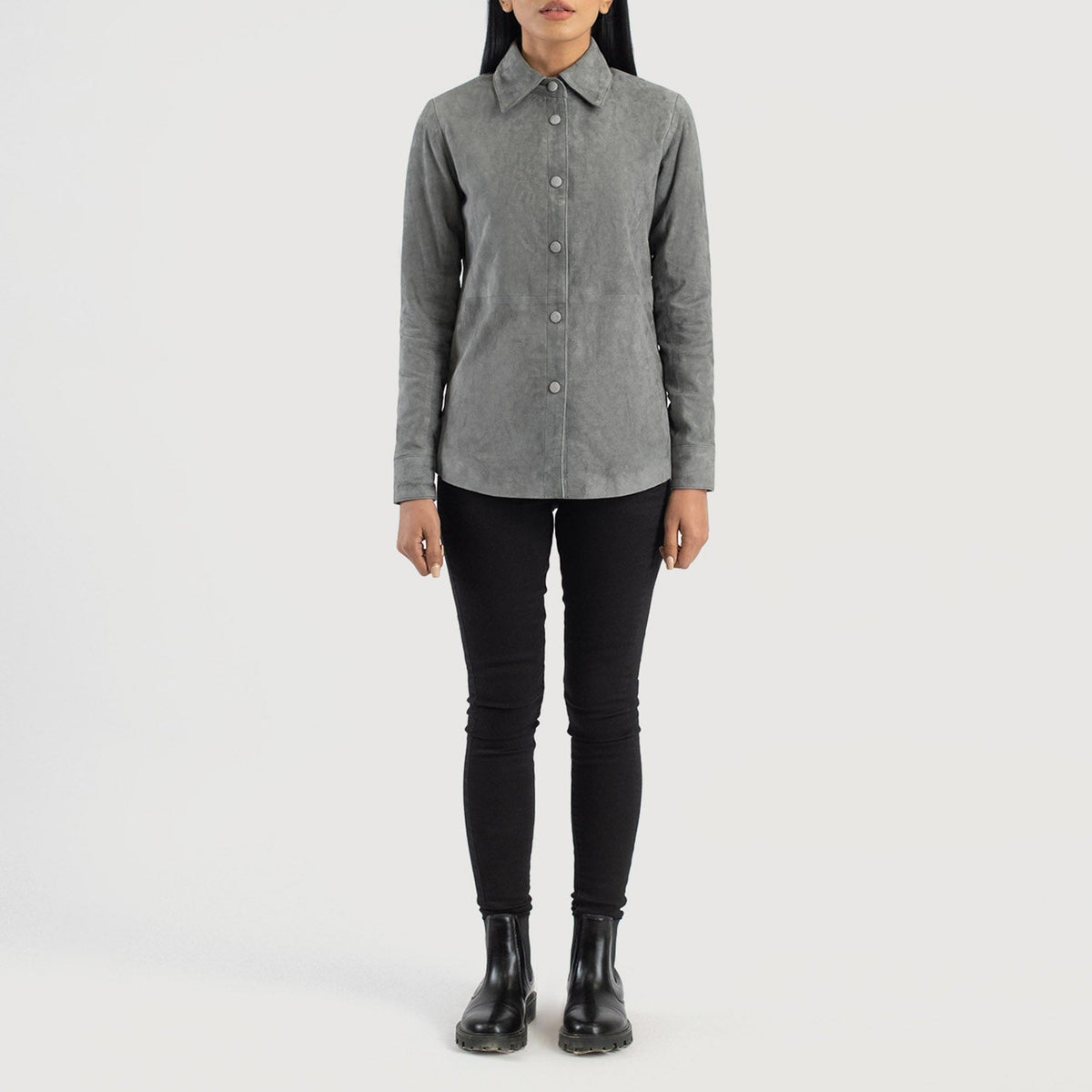 
Zenith Shirt Chaqueta de Cuero para Mujer – alternate product view 3