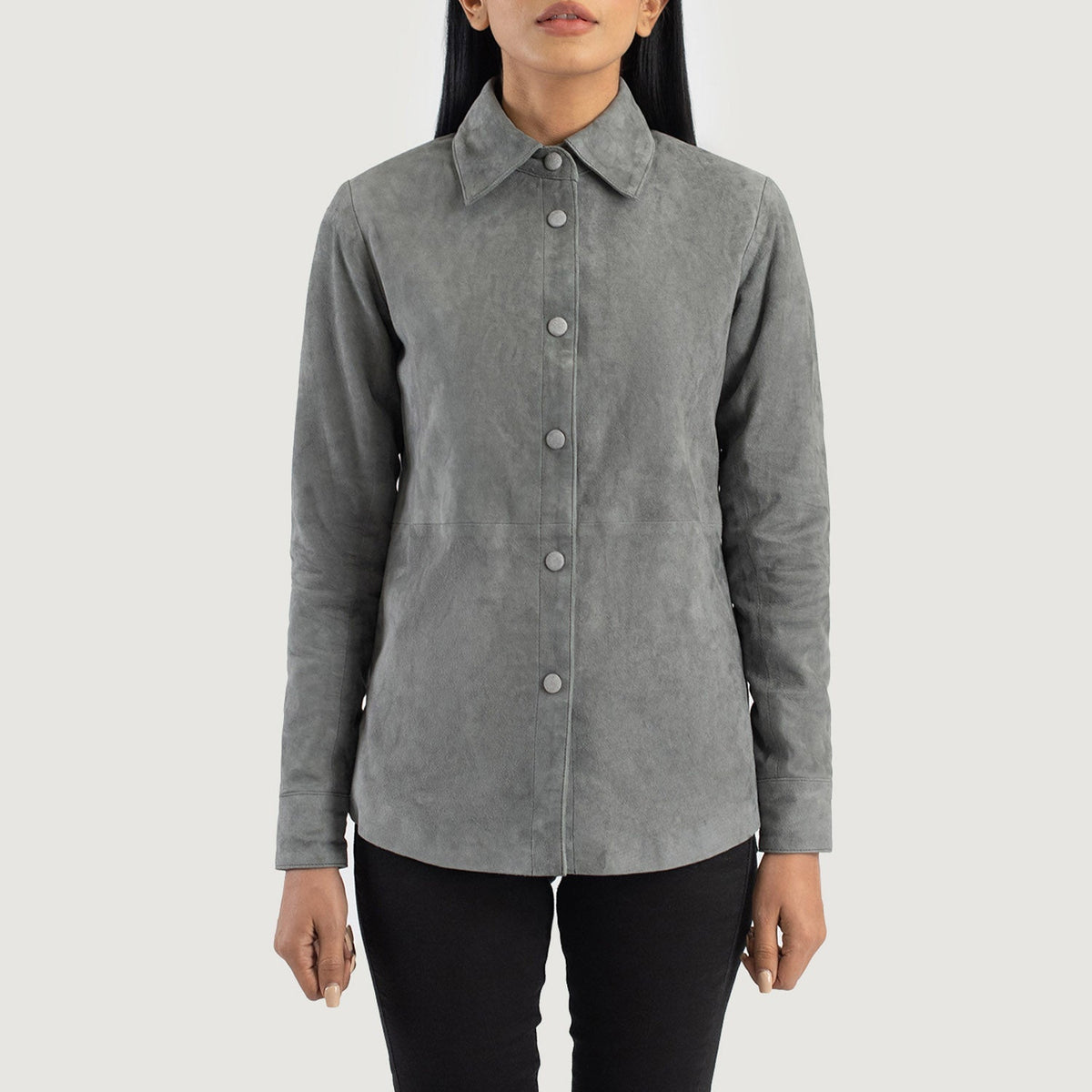 
Zenith Shirt Chaqueta de Cuero para Mujer – alternate product view 4