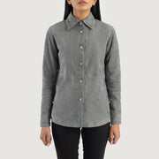 
Zenith Shirt Chaqueta de Cuero para Mujer – alternate product view 4