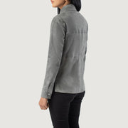 
Zenith Shirt Chaqueta de Cuero para Mujer – alternate product view 5
