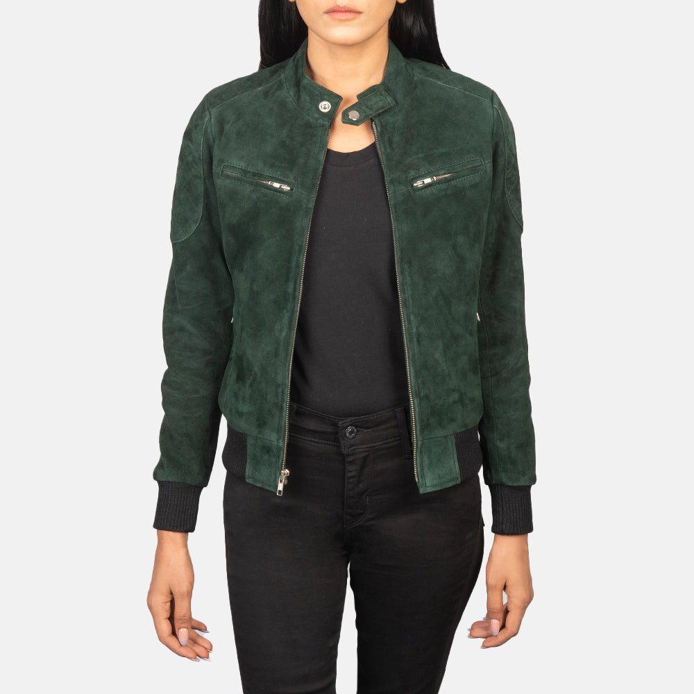 
Zenna Chaqueta Bomber de Cuero para Mujer – alternate product view 1