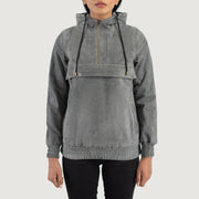 Zest Hooded Pullover Chaqueta de Cuero para Mujer – Vista alternativa del producto 1